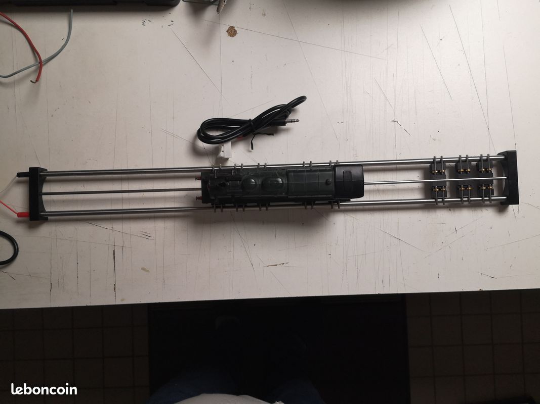 Banc D’essai à Rouleaux HO – Compatible Jouef / Roco / Fleischmann – Fait Main Inox