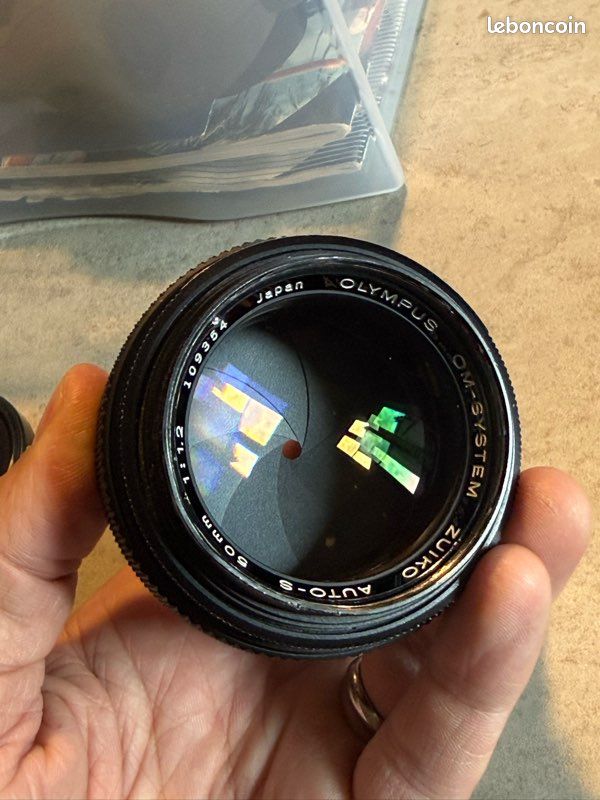 Objectif Olympus 50mm F/2 PF - Objectif Standard Automatique - Occasion (état Ok)