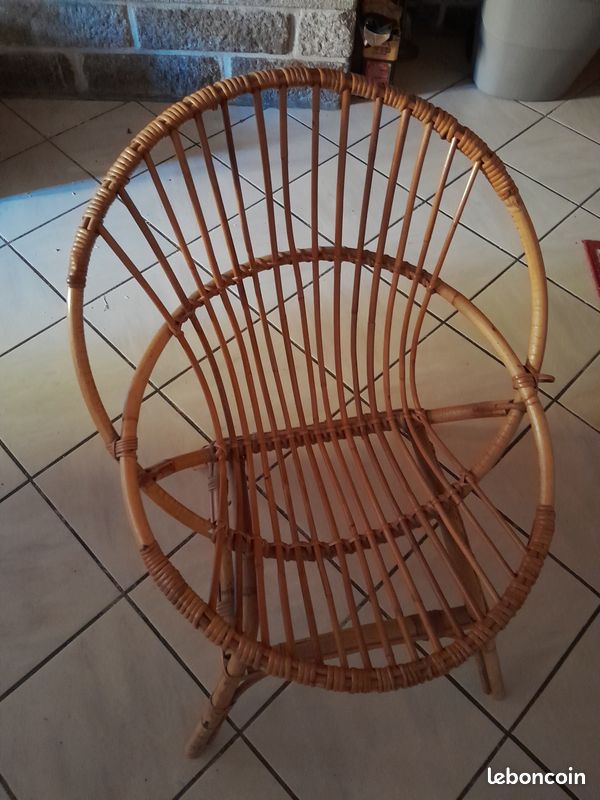 Ensemble salon en Rotin (image 4)