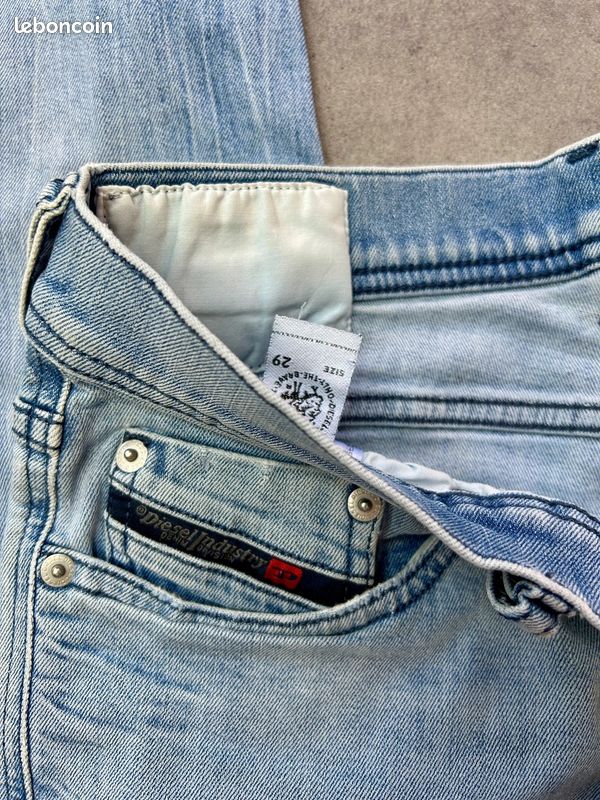 Jean Diesel Tepphar slim carrot clair W29 L32 pantalon homme (image 4)
