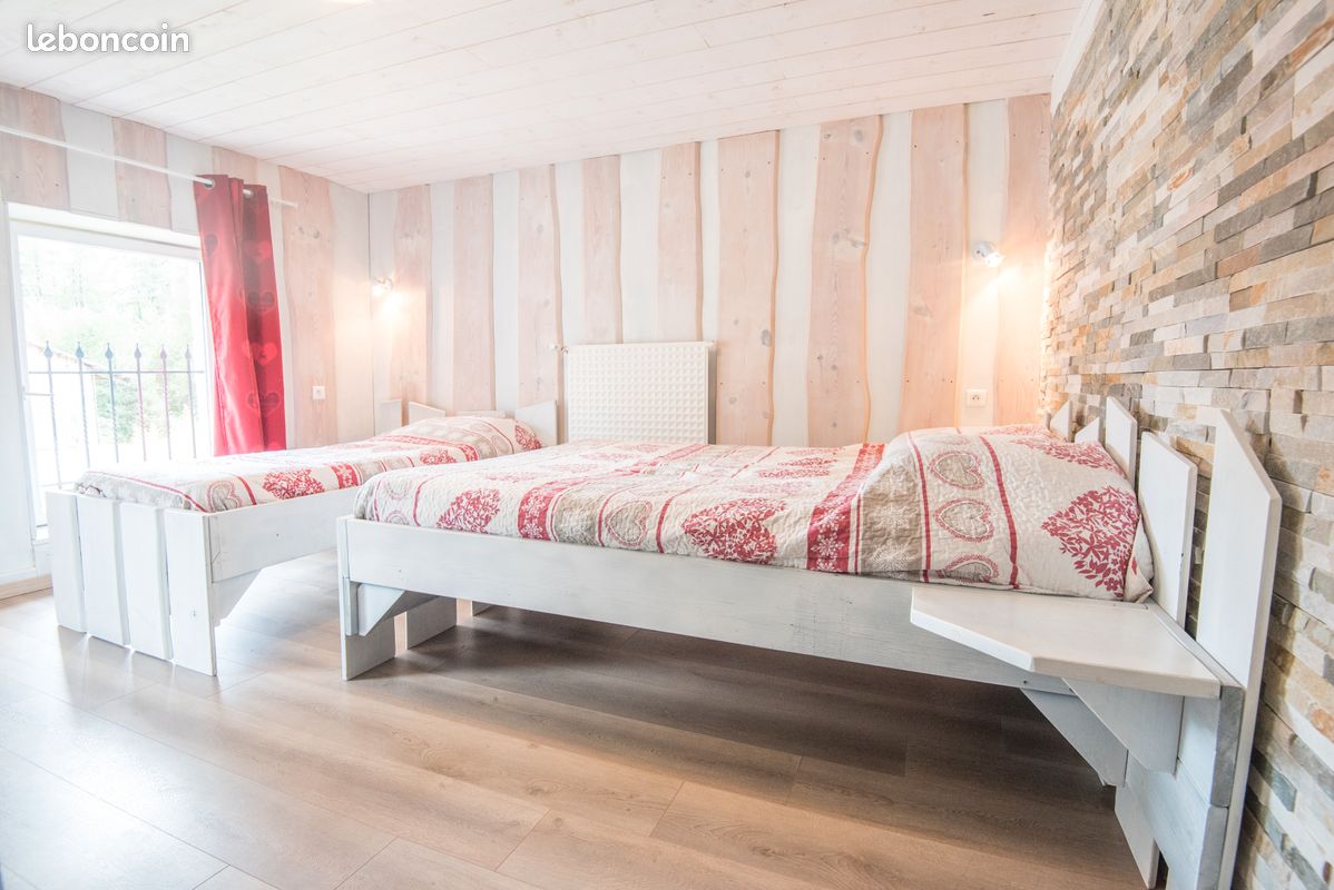 Propriété chalet-gite 15-21 pers, jacuzzi et étang privatif, pleine nature (image 10)