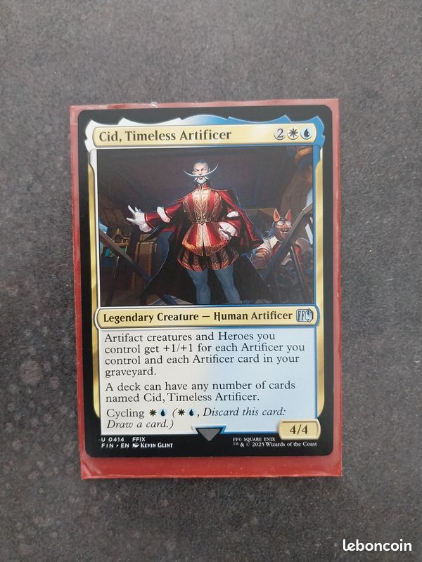 Cid Timeless artificier 0414 MTG Final Fantasy Near Mint - Collection