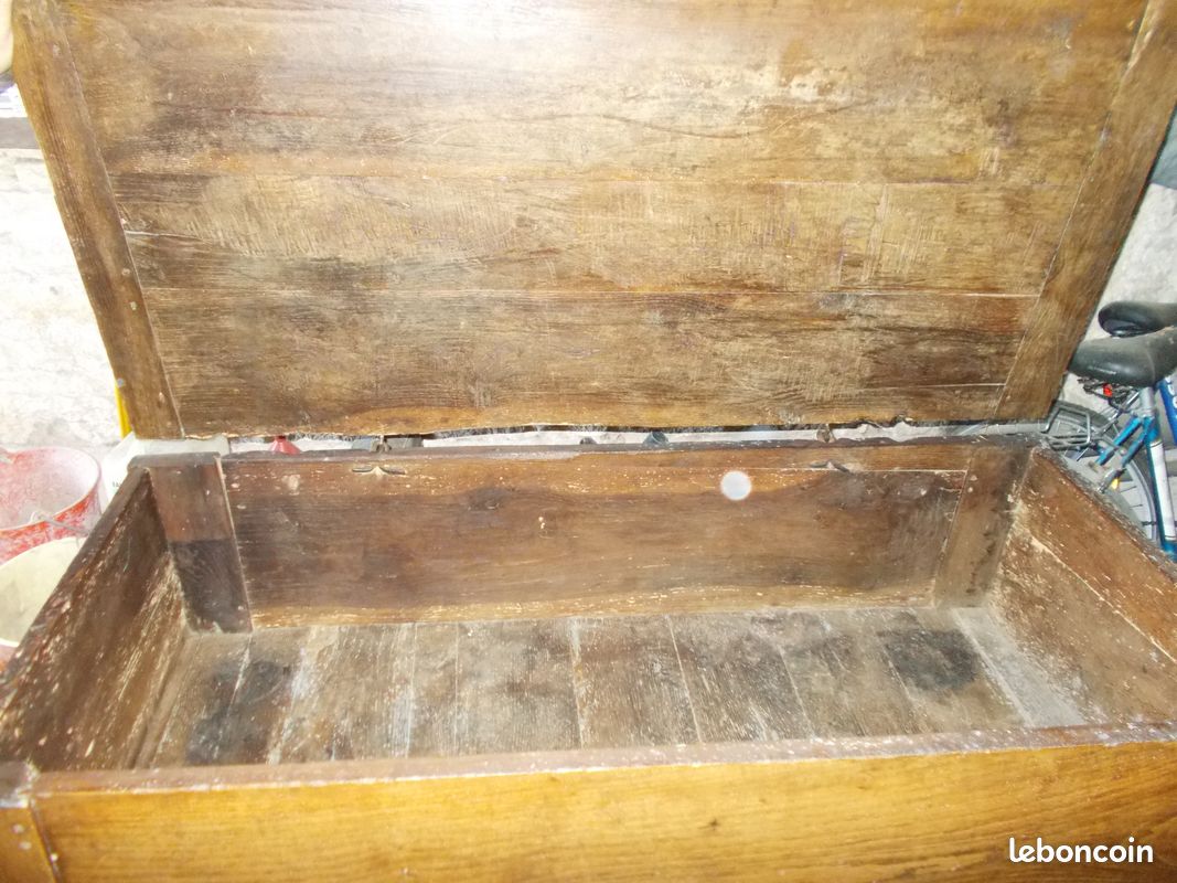 Maie ancienne en bois massif (image 3)