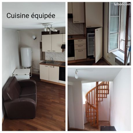 Loue 2 pièces meublé, en duplex proche CV