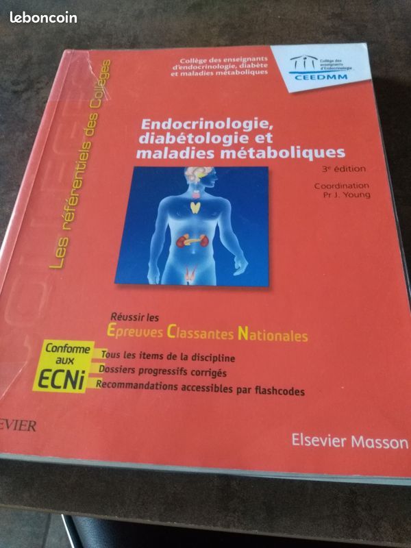 Livre ECN Endocrinologie, diabetologie et maladies métaboliques 3 ème édition (image 4)