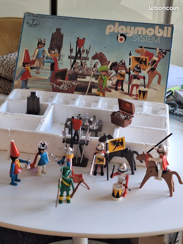 PLAYMOBIL Guerriers Médiévaux – Figs Rares, Neuves Sous Boîte