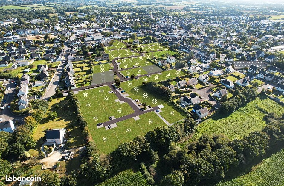 Terrain à bâtir à Briec (centre-ville) · 50 000 €