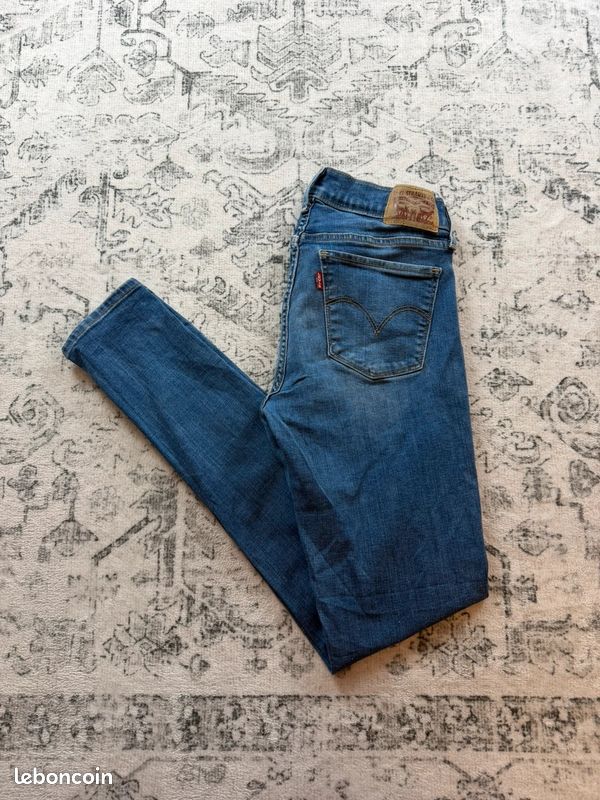 Jean Lévis Bleu Supper Skinny W28 L30 FR38 Femme #0032 (image 1)