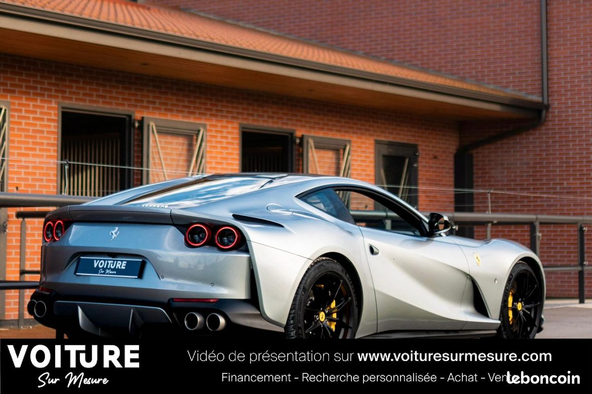FERRARI 812 SUPERFAST 6.5i V12 800ch - carbone - sièges perf - set bagages (image 4)
