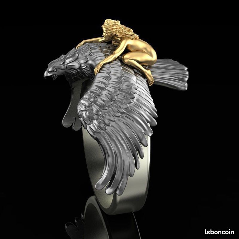 Bague femme nue sur un aigle taille 10 (image 3)