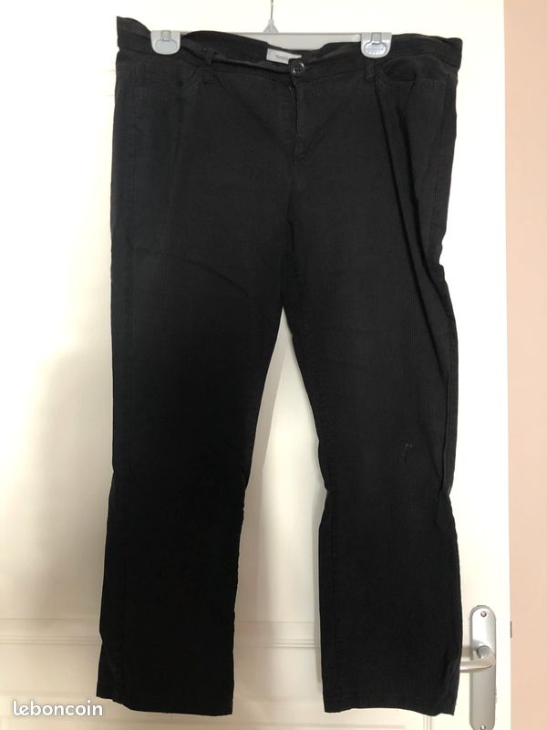 Pantalon noir habillé taille 48 (image 1)