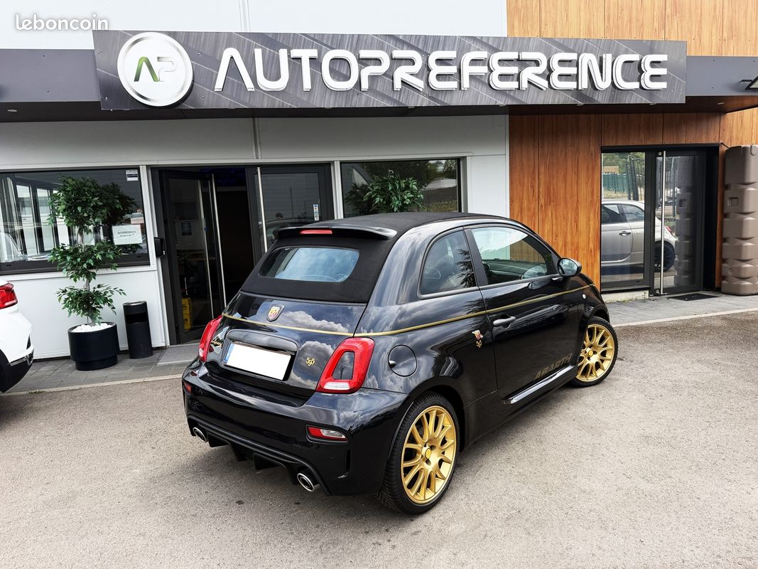 Abarth 500C 1.4 TURBO T-JET 165 CH 595 SCORPIONEORO*1ER MAIN*EDITION 2000 EXEMPLAIRES (image 2)