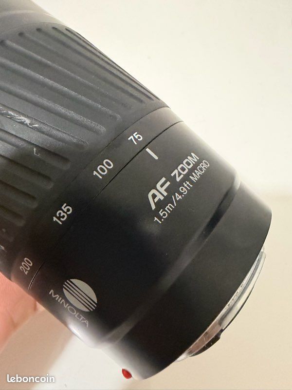 Objectif Zoom Minolta/Sony Alpha 75-300mm F/4.5-5.6 Close Focus - Occasion