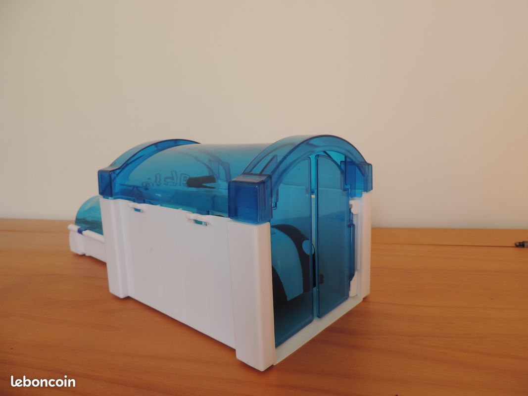 L36-Voiture police+commissariat zhu zhu pets-FLB33 (image 2)