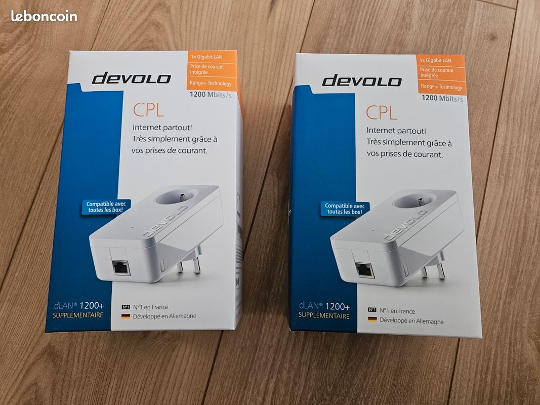 CPL Devolo 1200 Mb/s – Kit neuf, simple et efficace - Accessoires informatique