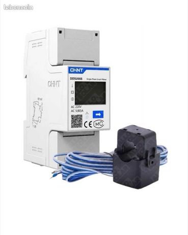 Compteur DDSU666 triphasé et 3x100A CT - Hoymiles Compteur DDSU666 triphasé et 3x100A CT - Hoymiles