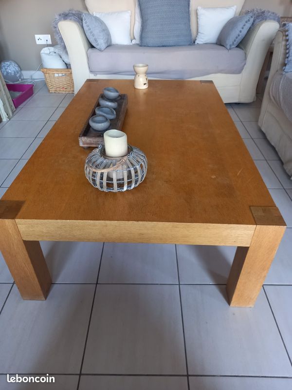 Table de salon bois (image 1)