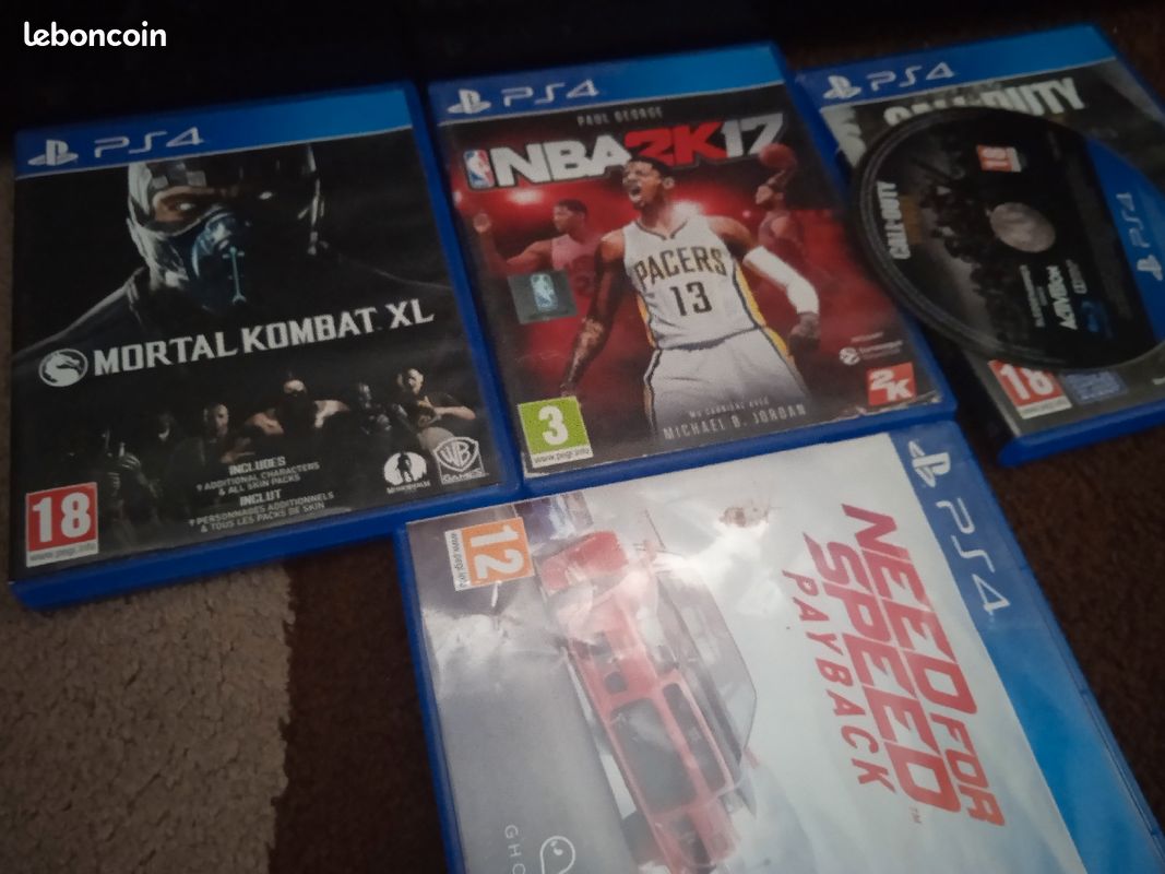 Lot de jeux PS4 (image 1)