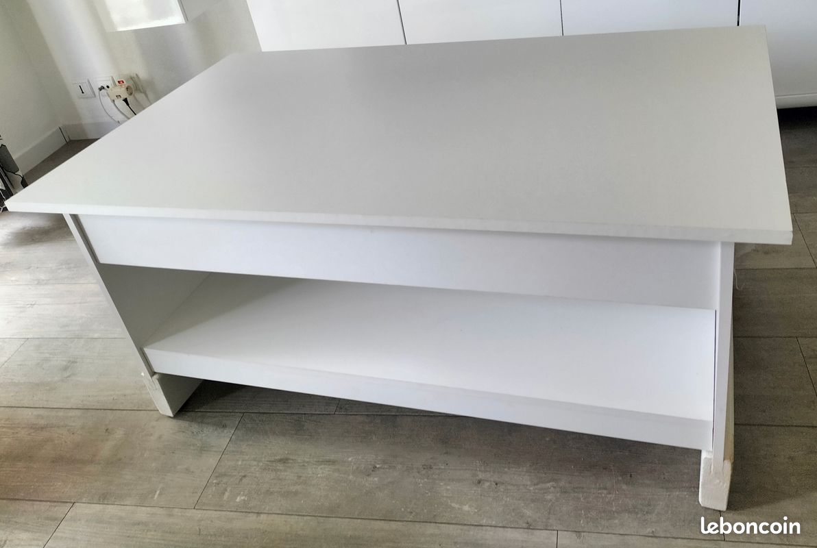 Table basse relevable extensible renforcée (image 1)
