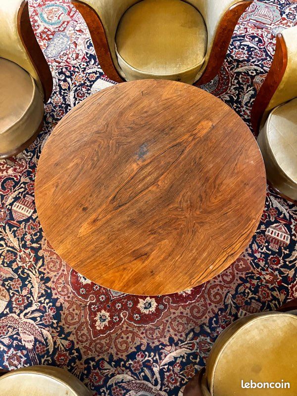 Lot de 6 fauteuils tulipe art déco (image 12)