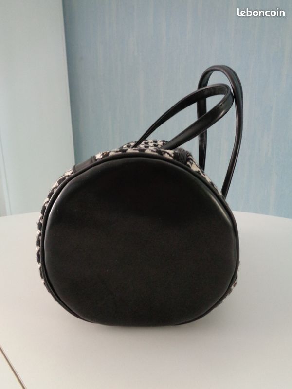Sac bowling pied de poule noir blanc (image 3)