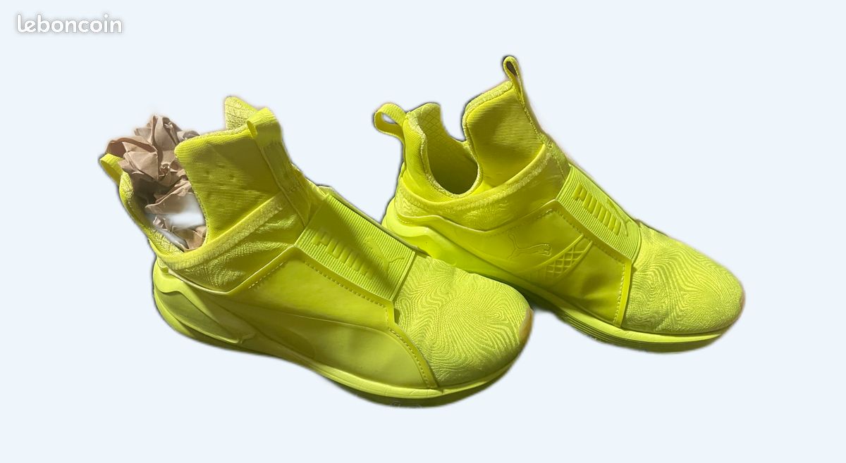 Deals Mostro Puma Mostro Homme Verte Basket Puma Verte Fluo Et