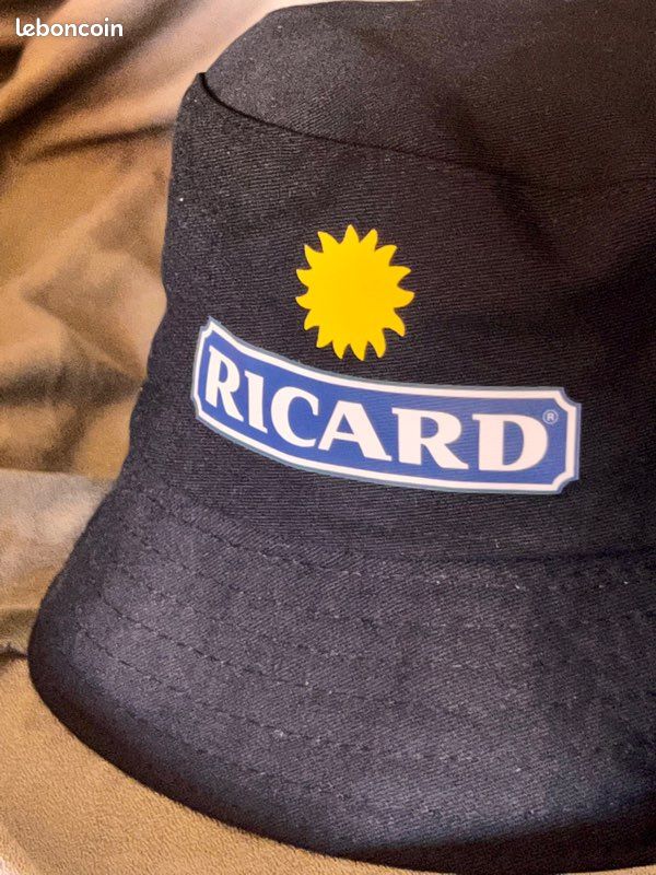 Bob Ricard Blanc Réversible Bleu Logo Soleil Plage Pétanque