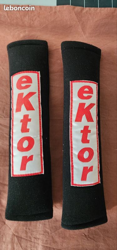 Paire de protections d'épaules harnais 2 pouces neuves noires EKTOR (image 1)