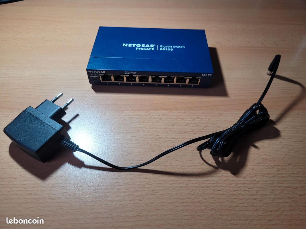 Netgear Prosafe Gigabit Switch GS108 (Gebraucht) in Grüningen für CHF