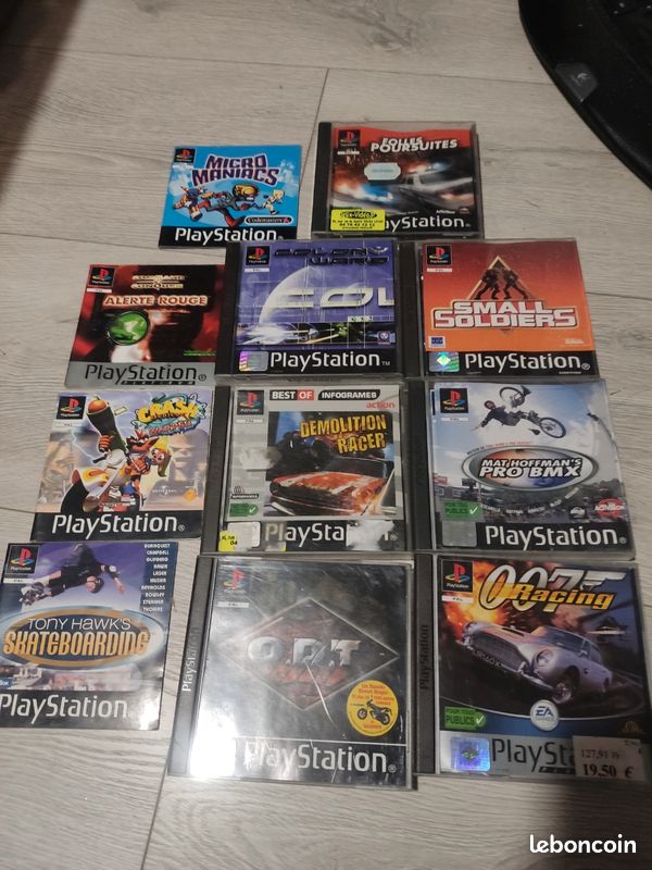 Lot de 11 jeux PlayStation 1 - Jeux vidéo