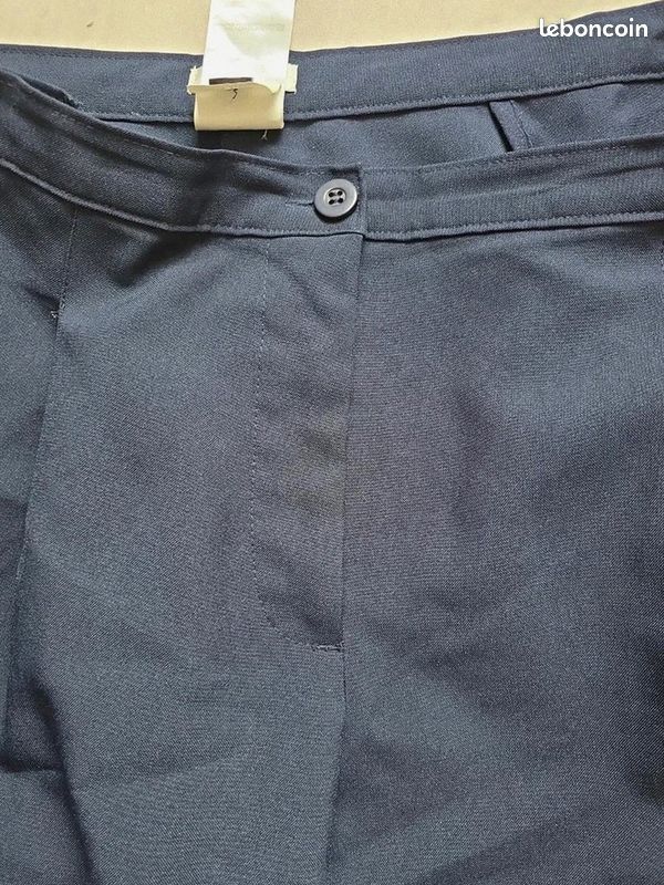 Pantalon de tailleur femme damart bleu marine taille 44 (image 8)