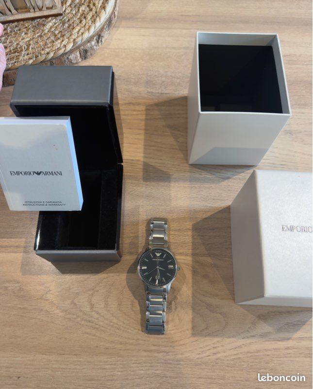Montre Armani acier quartz (image 2)