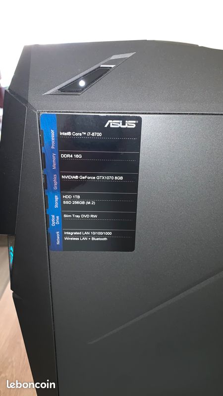 PC Gamer Setup Complet (Tour, écran, clavier, souris et tapis) (image 3)