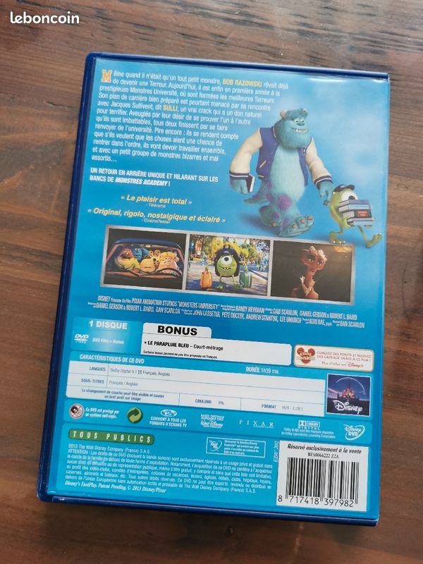 Monstres academy dvd (image 2)