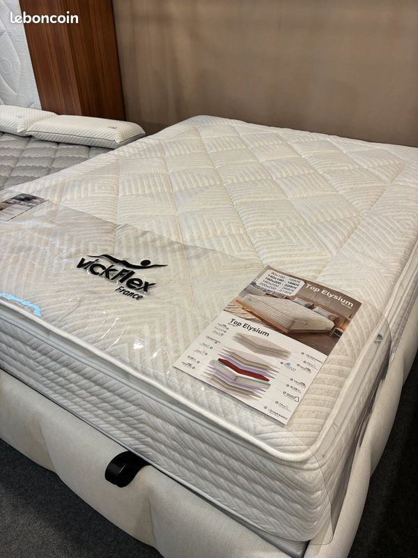 Matelas sommiers 90/190 140/190 160/200 180/200 (image 3)
