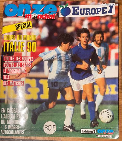 Magazine Onze Mondial Spécial Coupe Du Monde 1990 - Guide Complet Avec Maradona, TBE