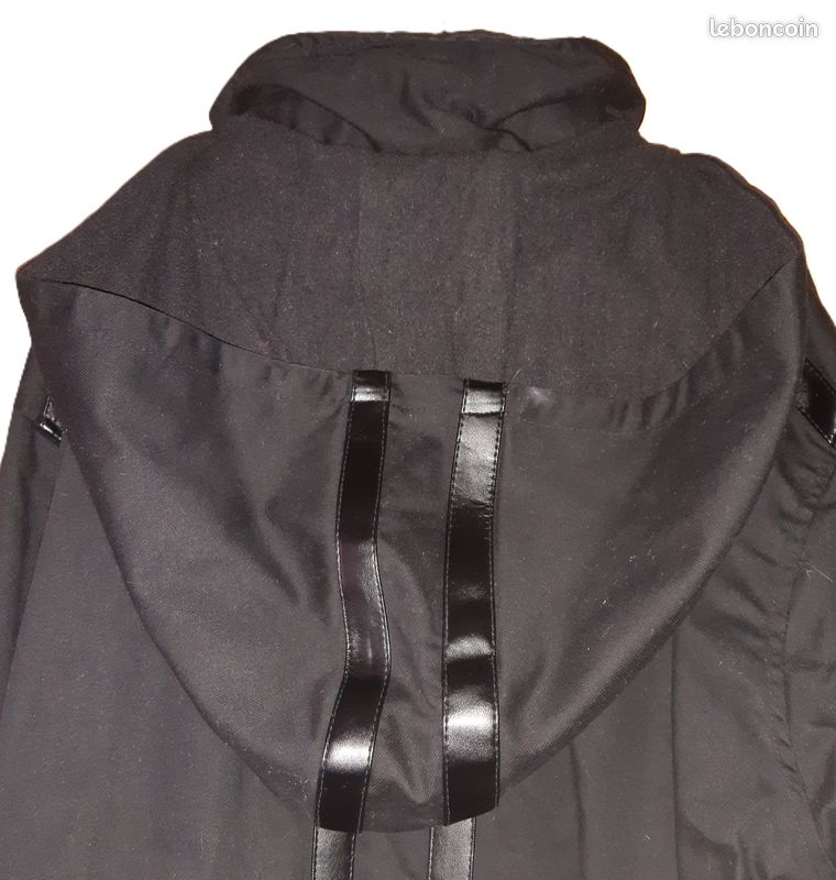 Manteau Avec Détails Fermetire Éclair | Gothicana By EMP Manteau Court