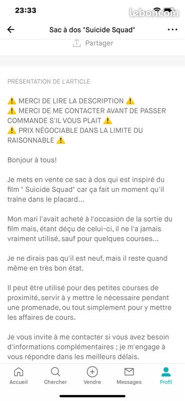 Sac à dos "Suicide Squad" (image 1)
