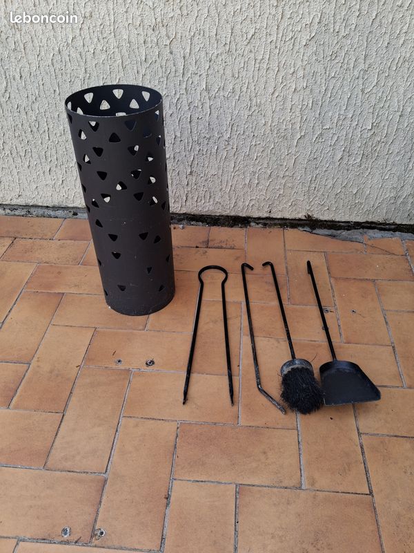 Serviteur de cheminée + 4 accessoires (image 3)