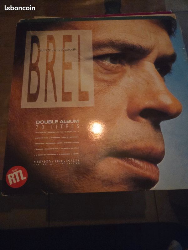 Vynile Brel quinze ans d'amour (image 1)