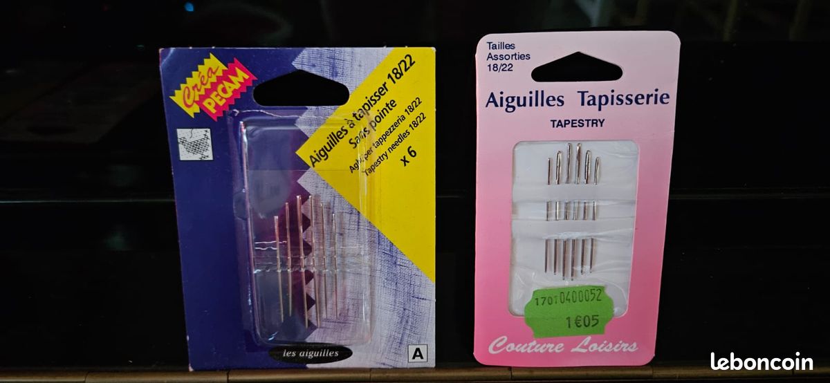 Lot De 20 Aiguilles à Coudre Incurvées, 4 Tailles, Aiguilles