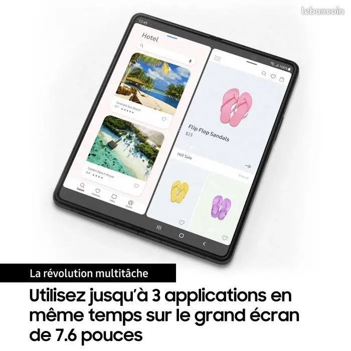 SAMSUNG Galaxy Z Fold3 256Go NoirTÉLÉPHONE DÉBLOQUÉ OPÉRATEUR 5G (image 3)