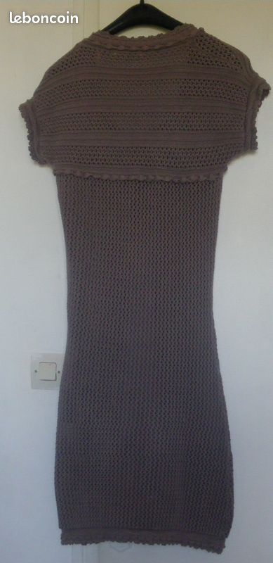 Robe-Tunique en Maille ajourée * Tequila Solo *pl6 (image 2)
