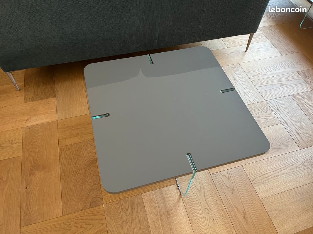 Table basse en verre Natuzzi (image 1)