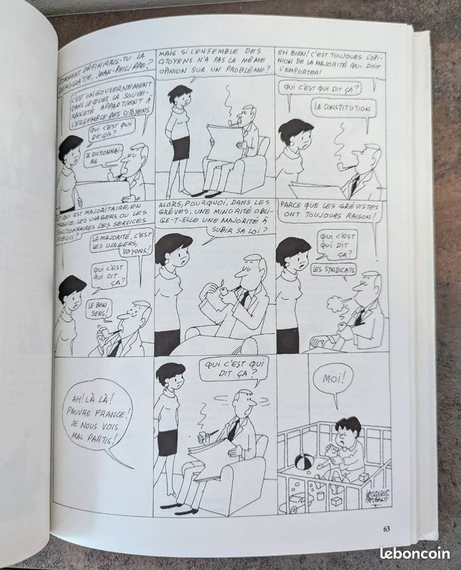 Viens chez moi, y'a des urnes - Jacques Faizant (Édition Originale 1988) (image 7)