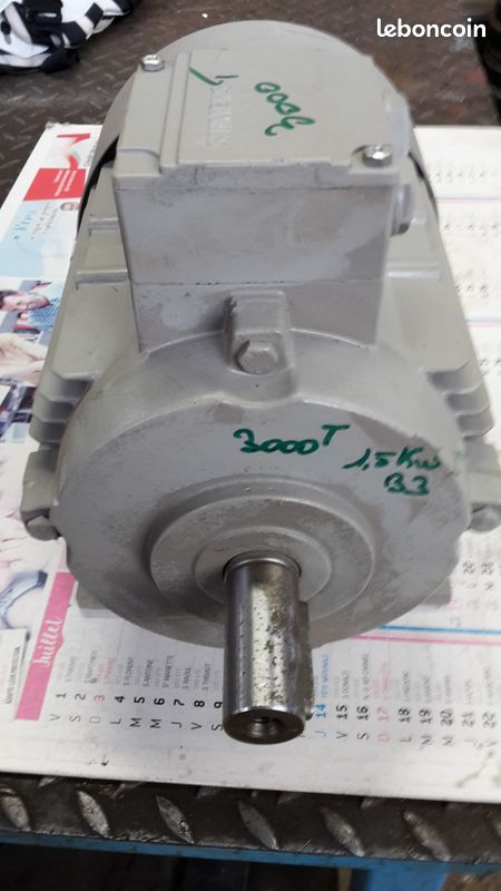 Moteur électrique 1.5KW neuf (image 1)