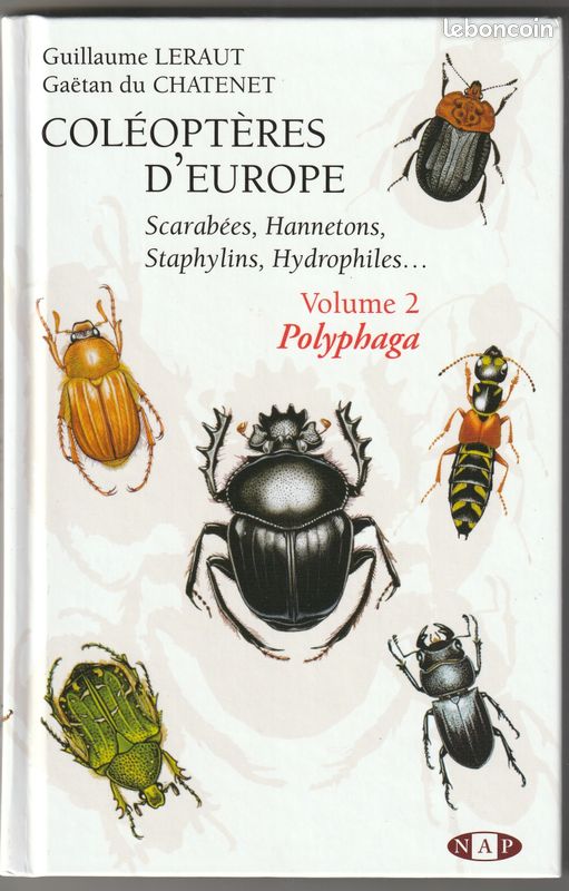 Coleoptères d'Europe Scarabées, Hannetons, Staphylins, Hydrophiles volume 2 Polyphaga 2024 (image 1)