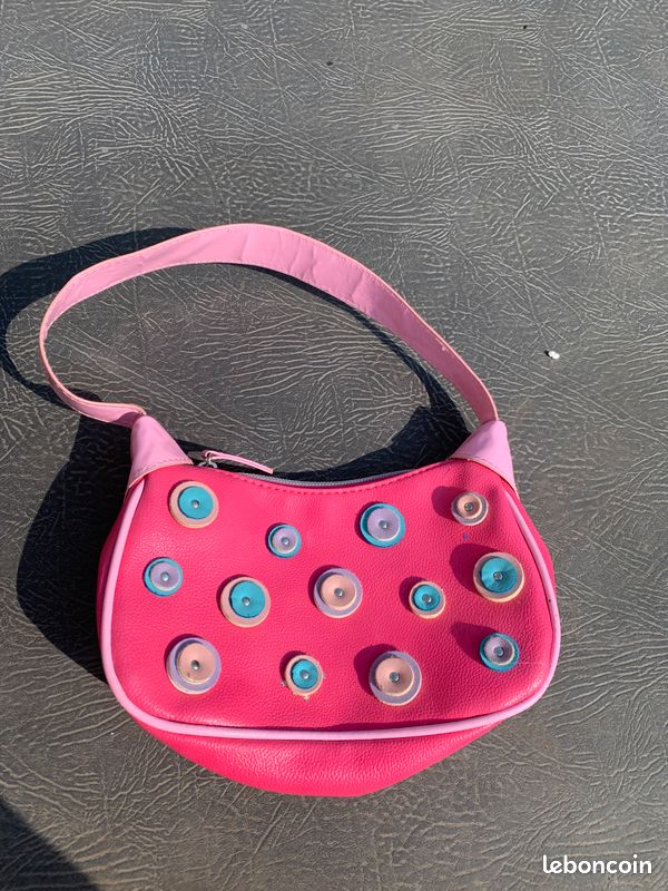 Sac à main fille rose (image 1)