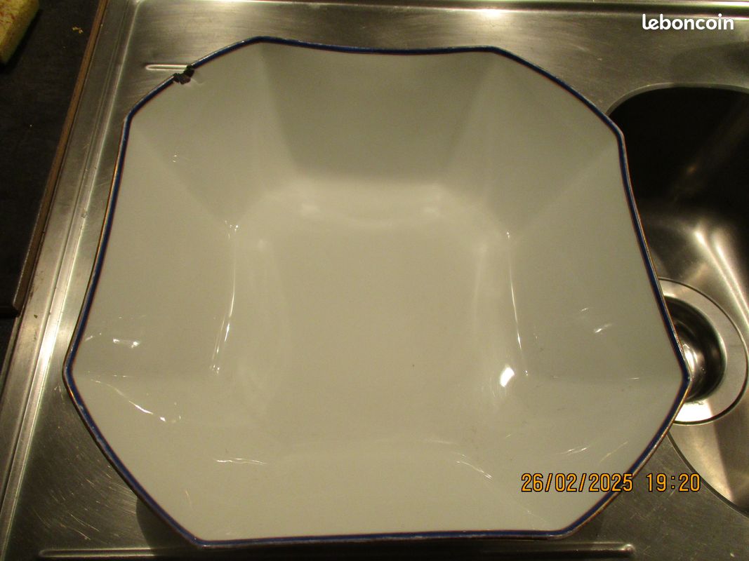 Plat creux, porcelaine blanche (image 5)
