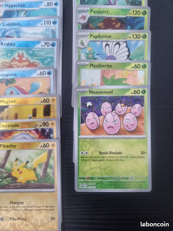 Pokemon 60 cartes 151 reverse (image 7)